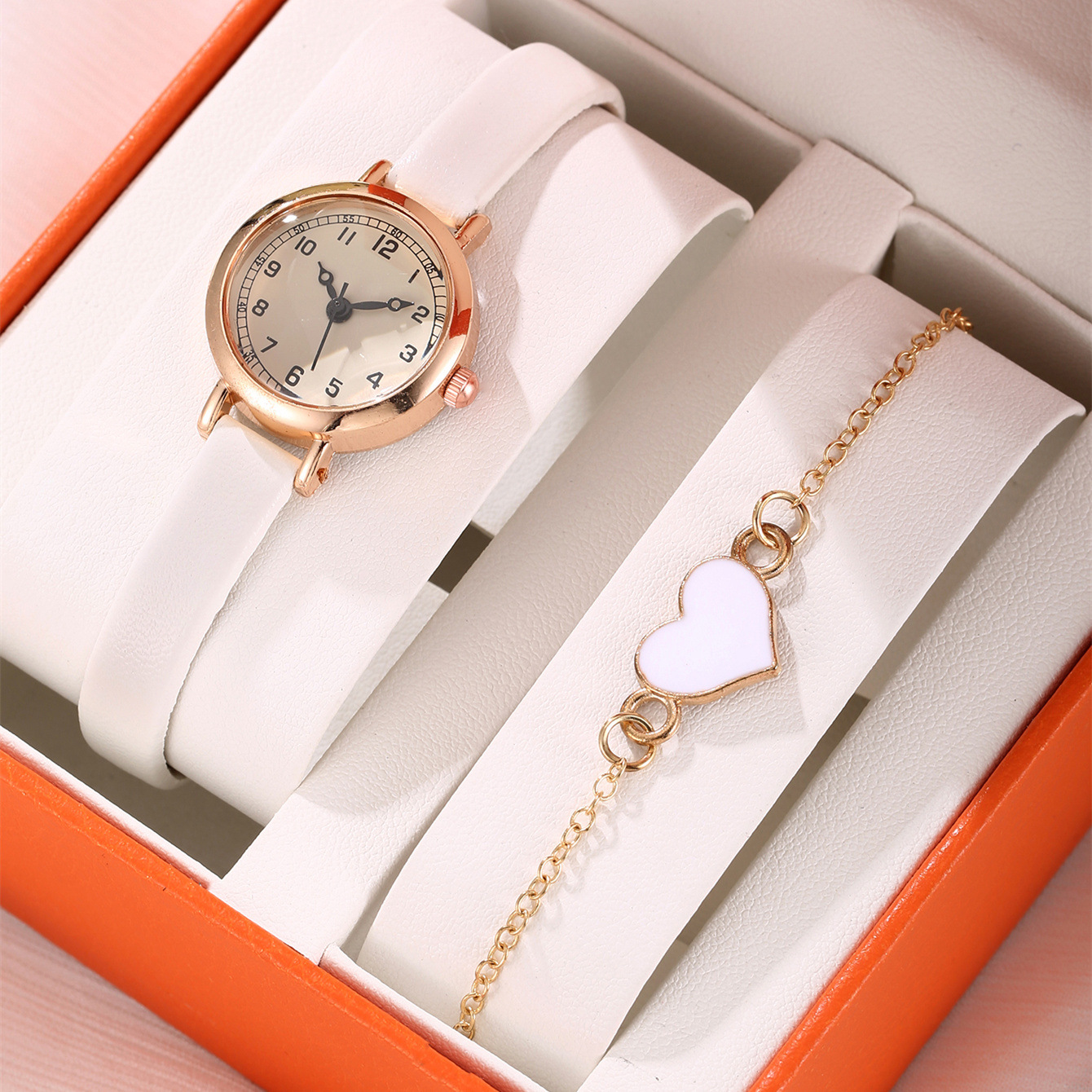 A white two-piece set