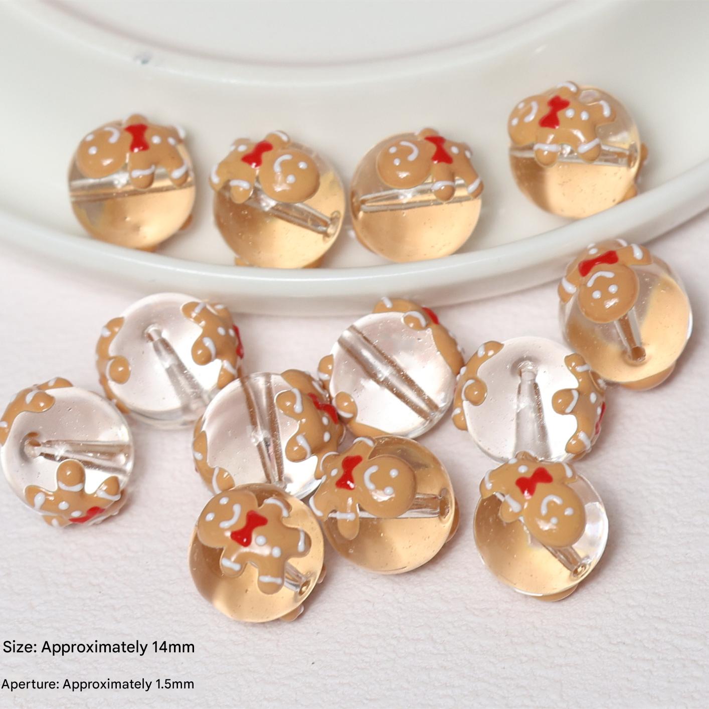 Round bead gingerbread man