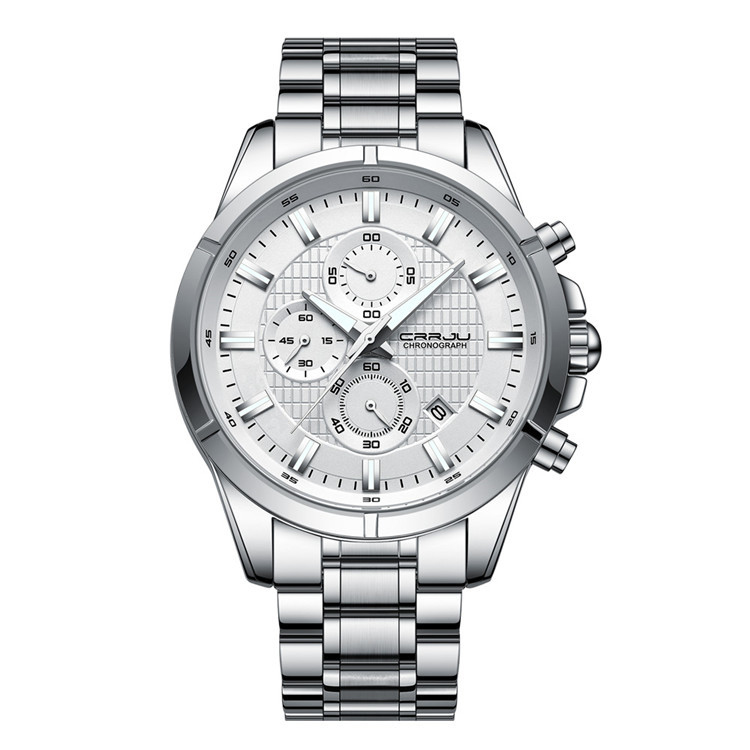 Silver with white surface