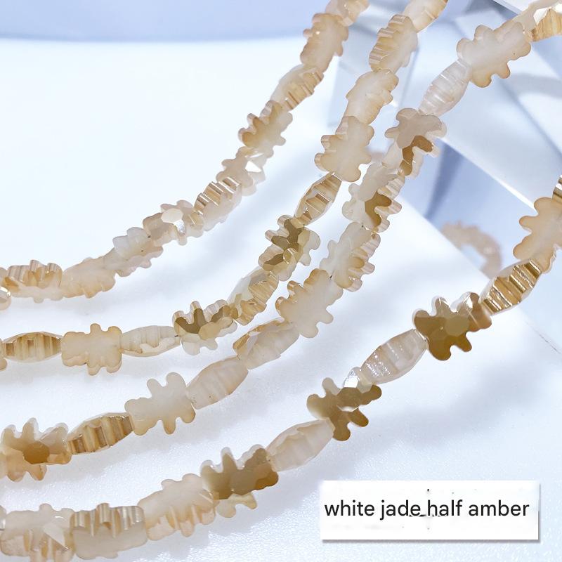 White Jade half Amber
