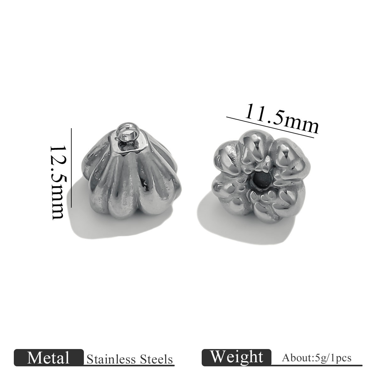 Steel-colored petals