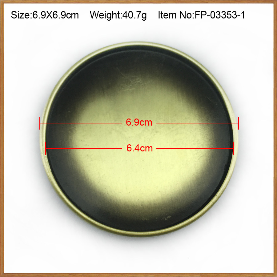 Round antique cyan 03353-1