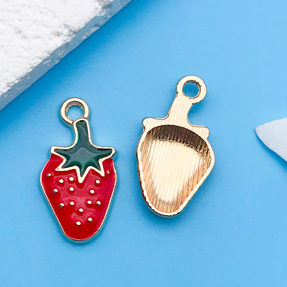 1 drip red fruit strawberry 11x21mm-8619-1.1g