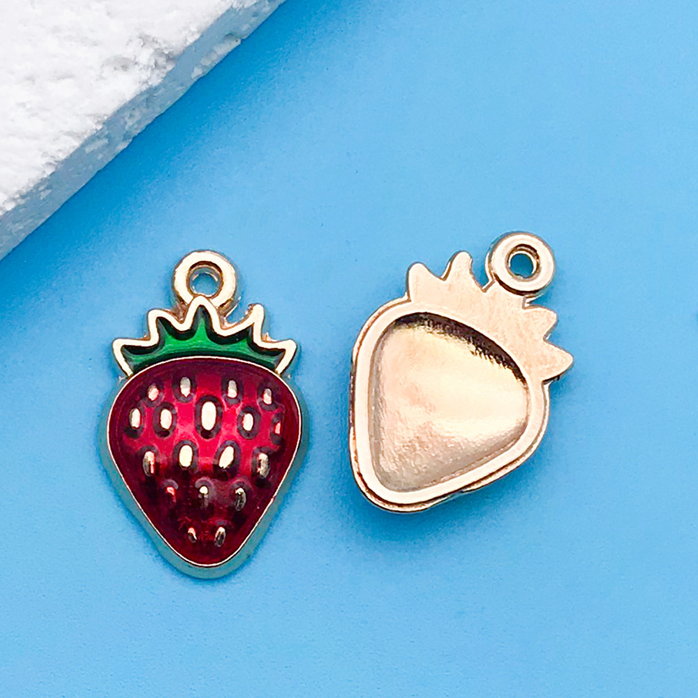 1 wine red drip fruit strawberry 10x17mm-10849-1g