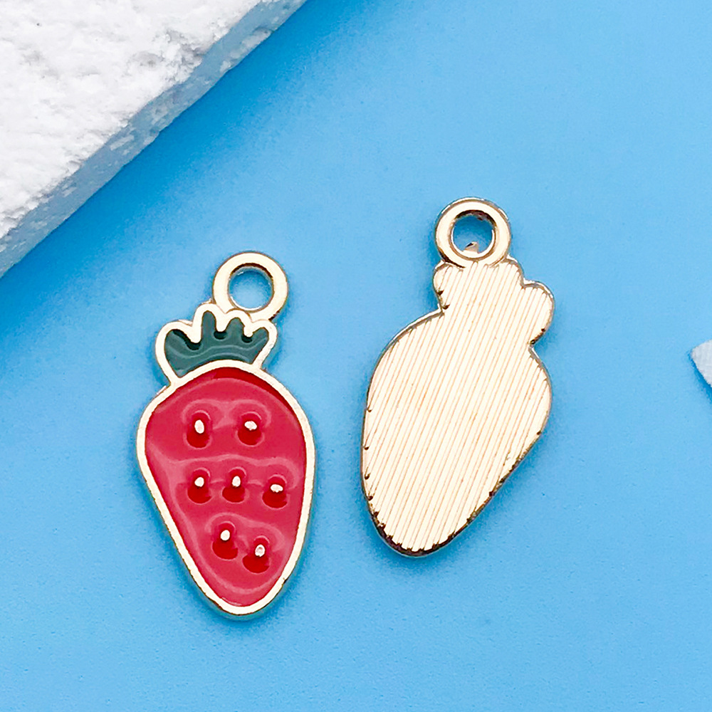 1 red drip fruit strawberry 9x18mm-11928-0.8g