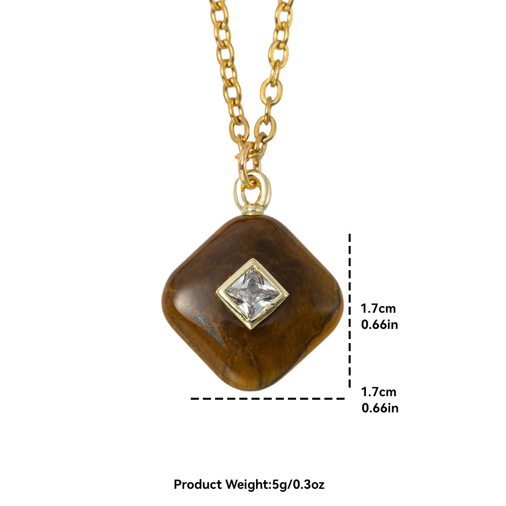 Tiger eyes random zircon color