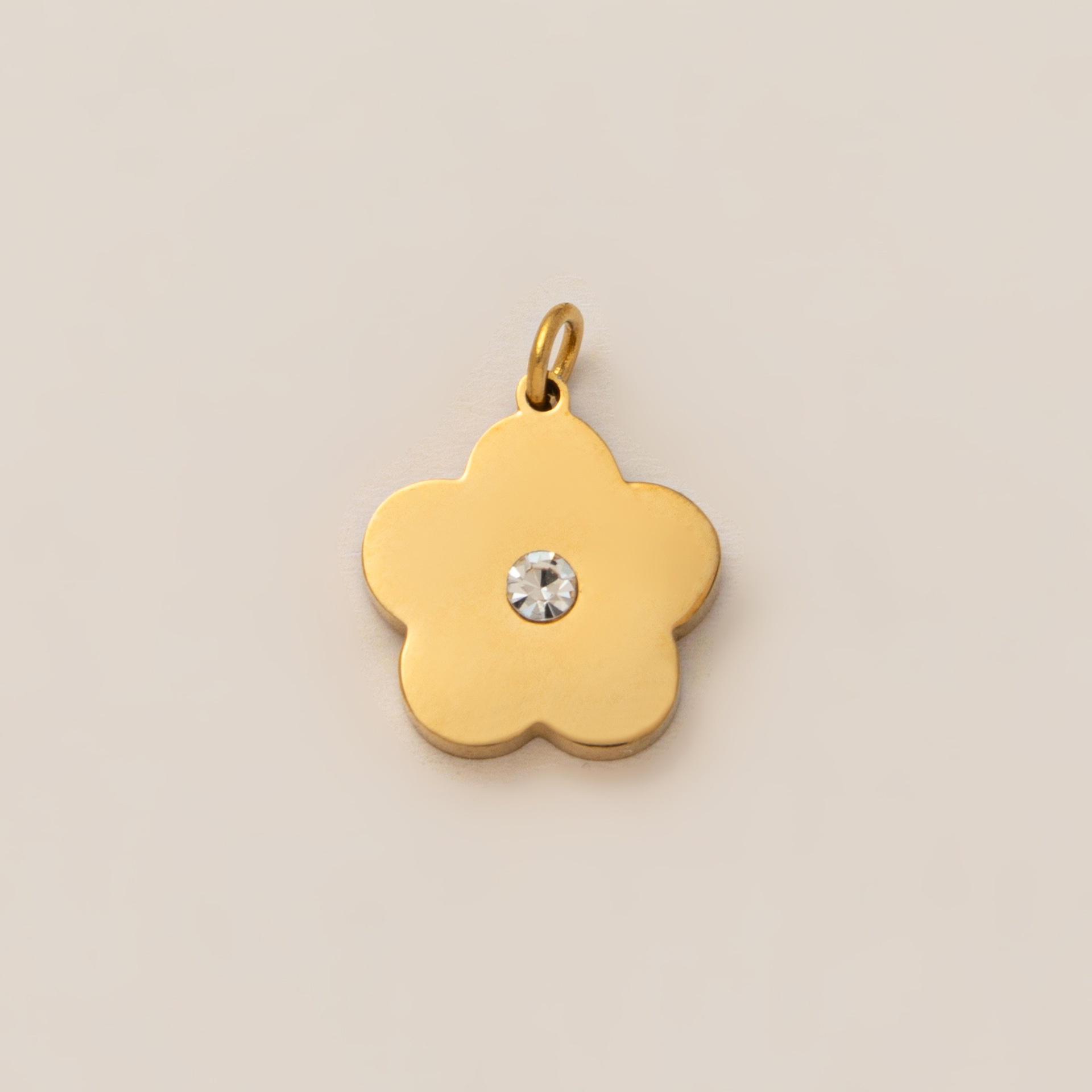 Gold flower pendant