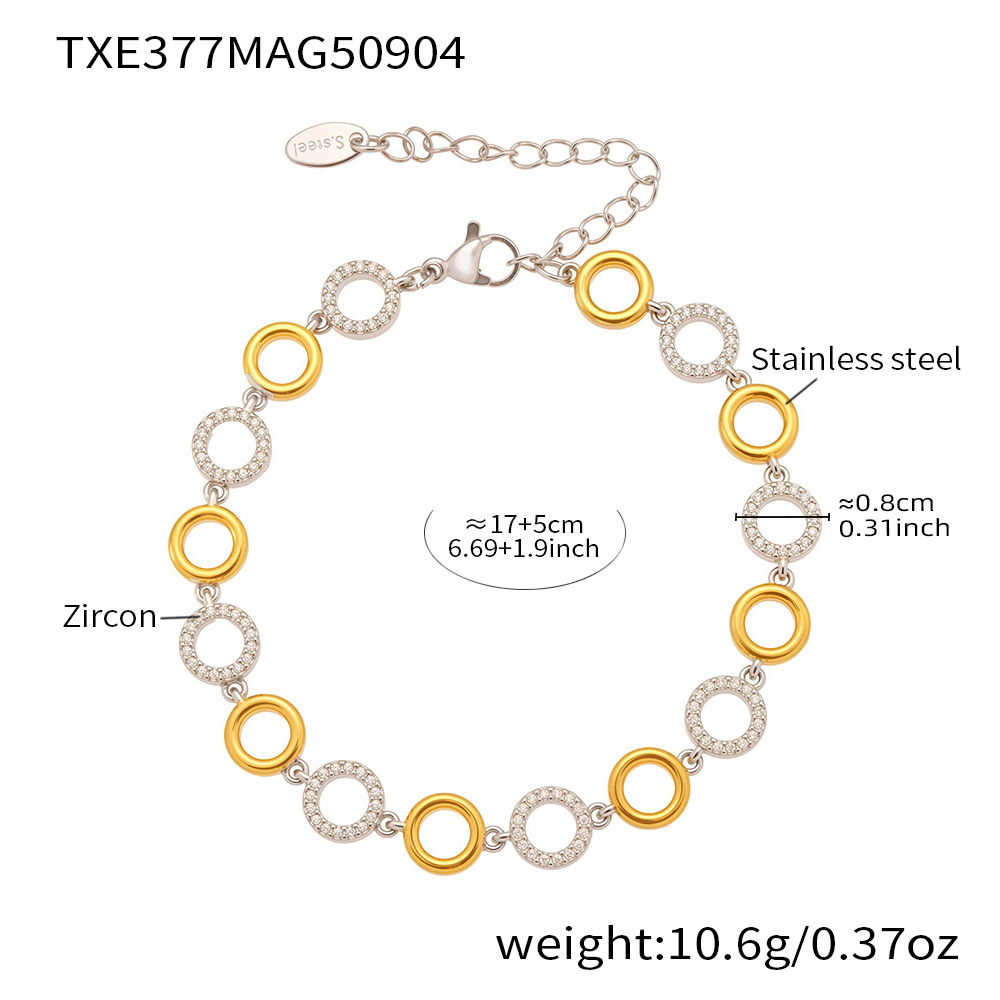 Color-blocked bracelet