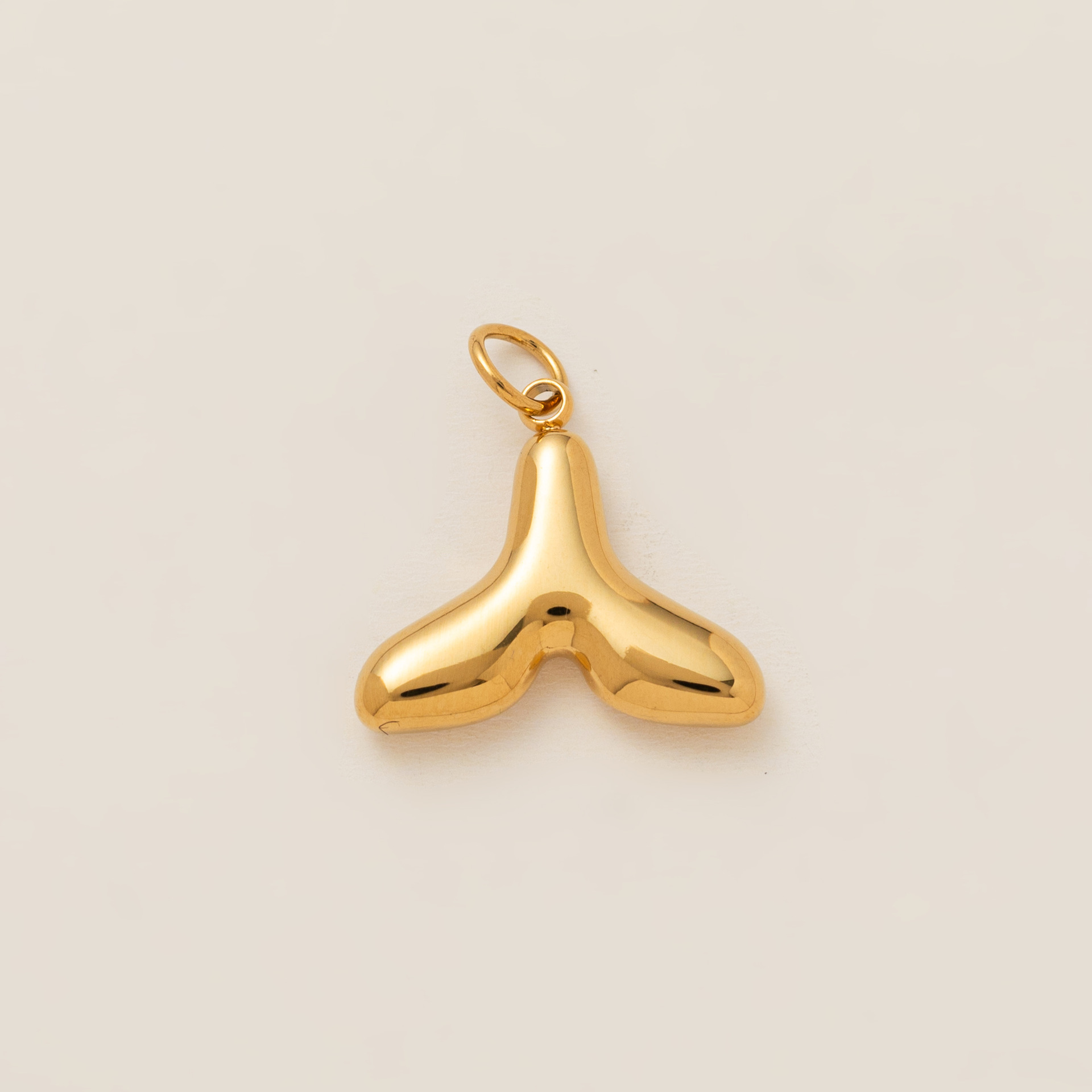 Whale tail pendant