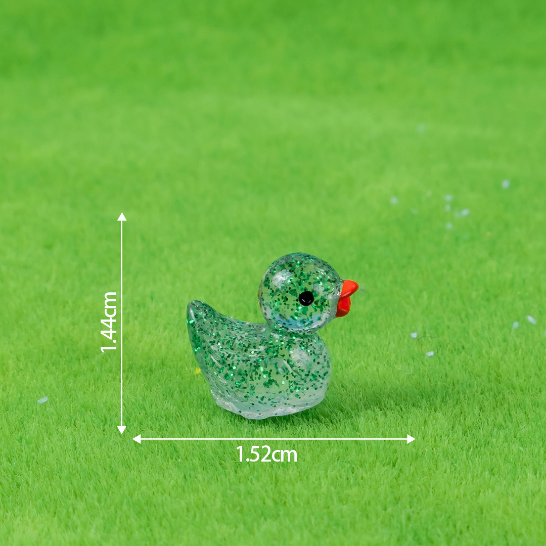 Transparent no. 5-dark green fine flash