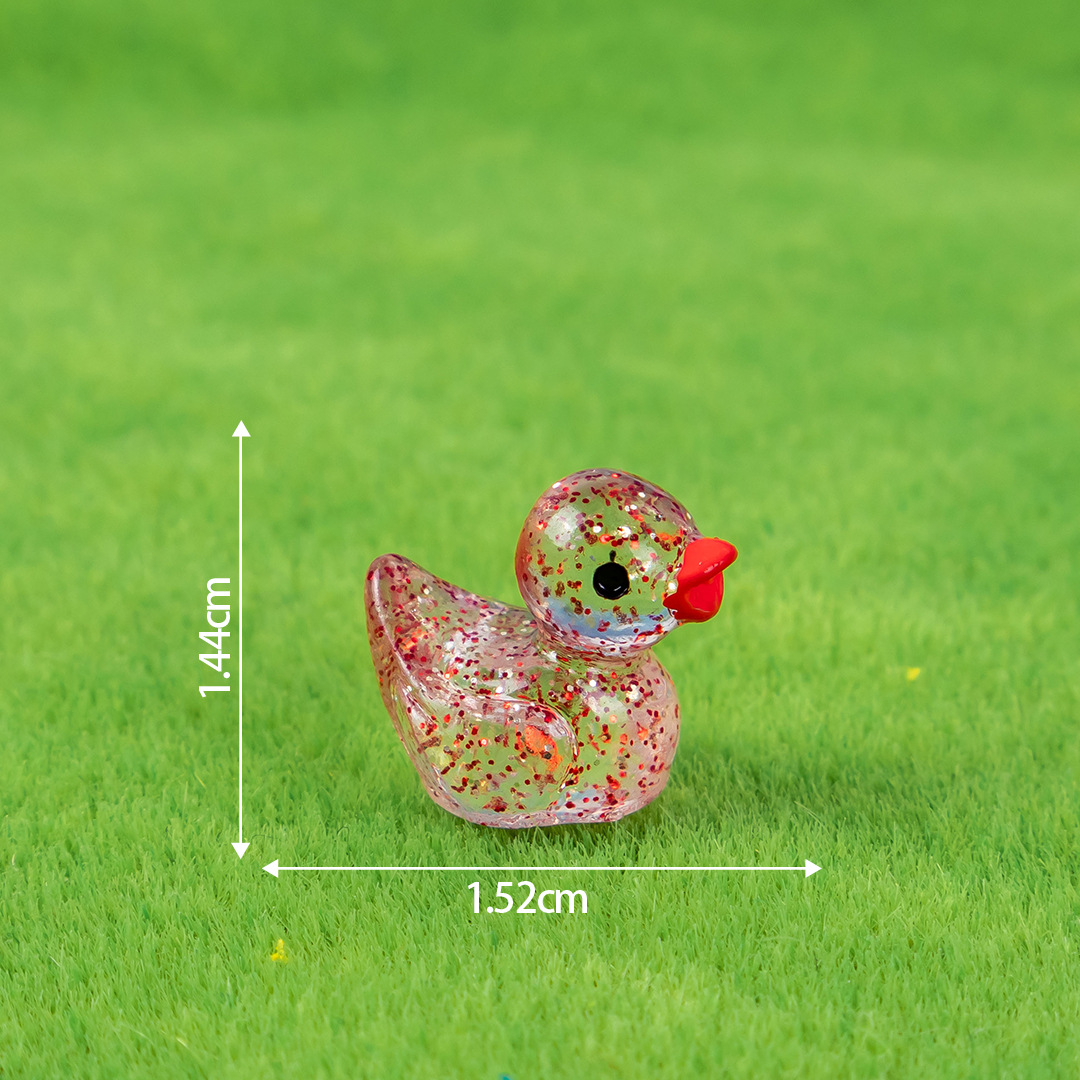 Transparent no. 9-rose red glitter