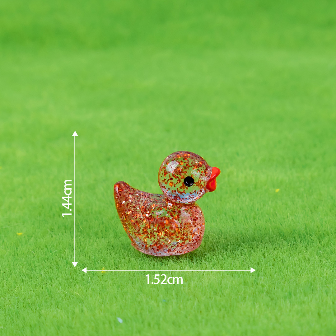 Transparent no. 10-red fine glitter