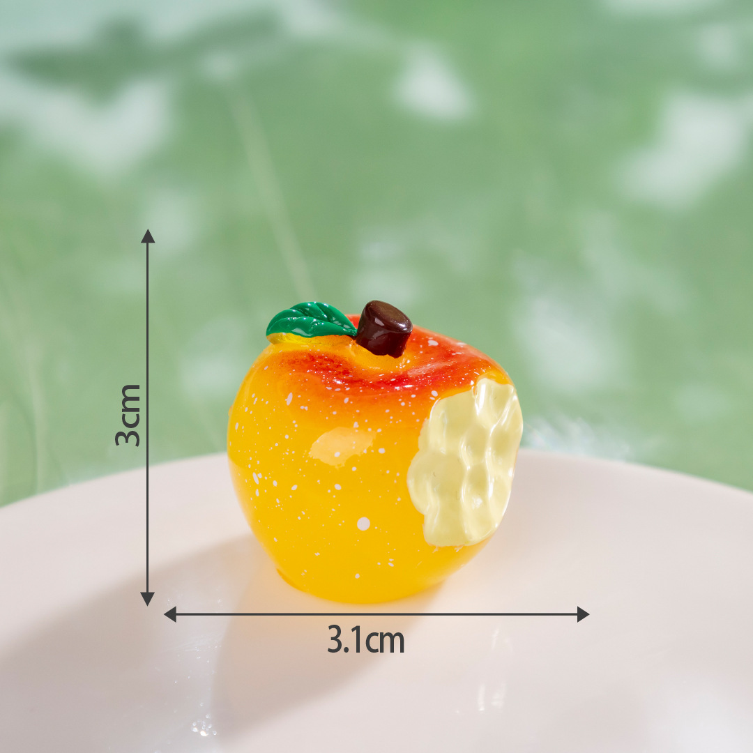 Take a bite of yellow apple