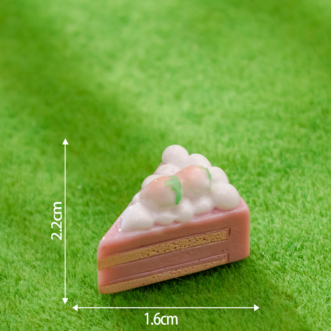 Glossy-pink strawberry cake