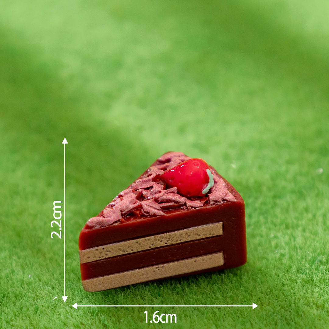 Glossy-red strawberry cake