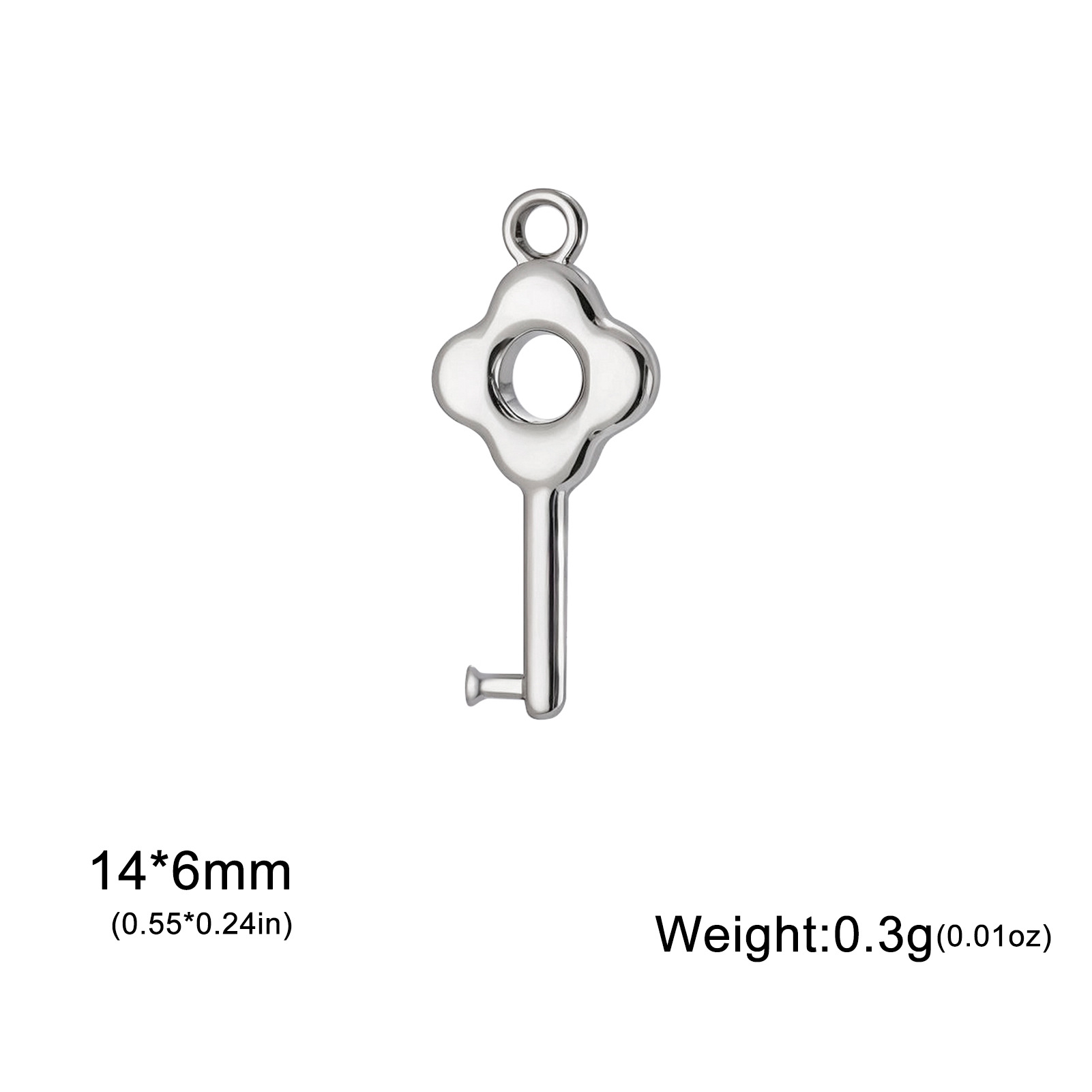 Steel color-flower key