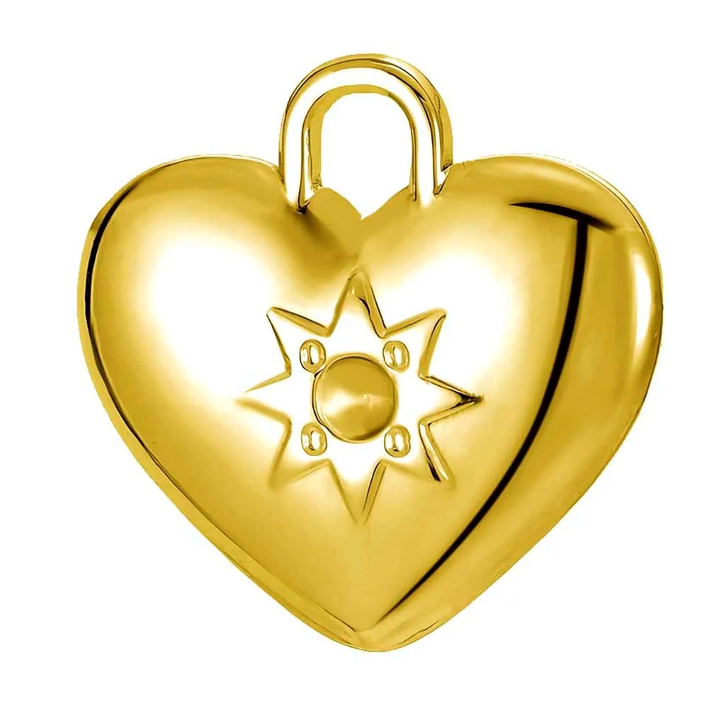 Golden-love lock eight-pointed star
