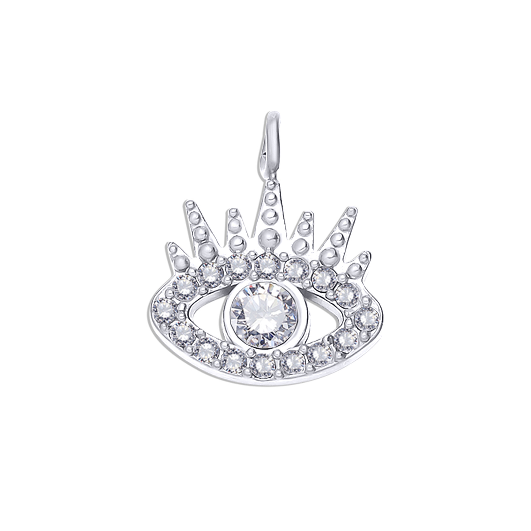 Eye white diamond steel