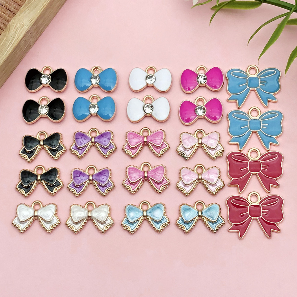 Sn762-oil dripping bow set 12 styles 2 pieces each-18.79g