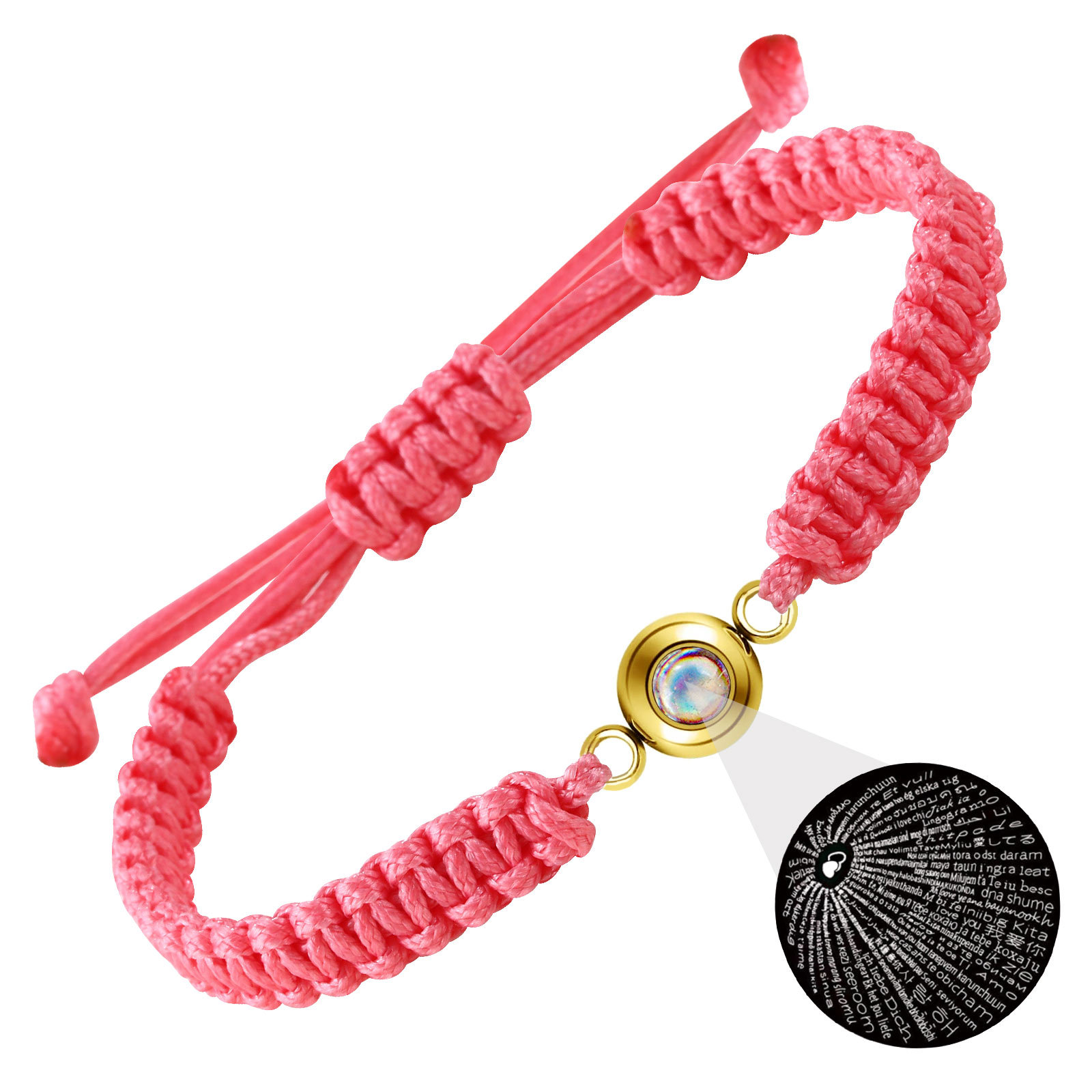 B3297-Pink Rope Gold