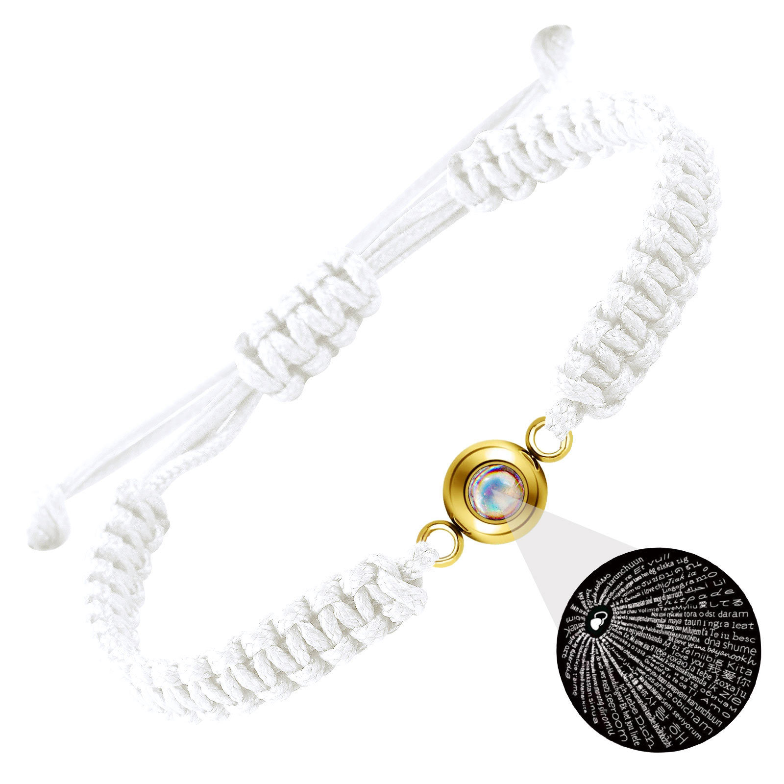 B3298-White Rope Gold