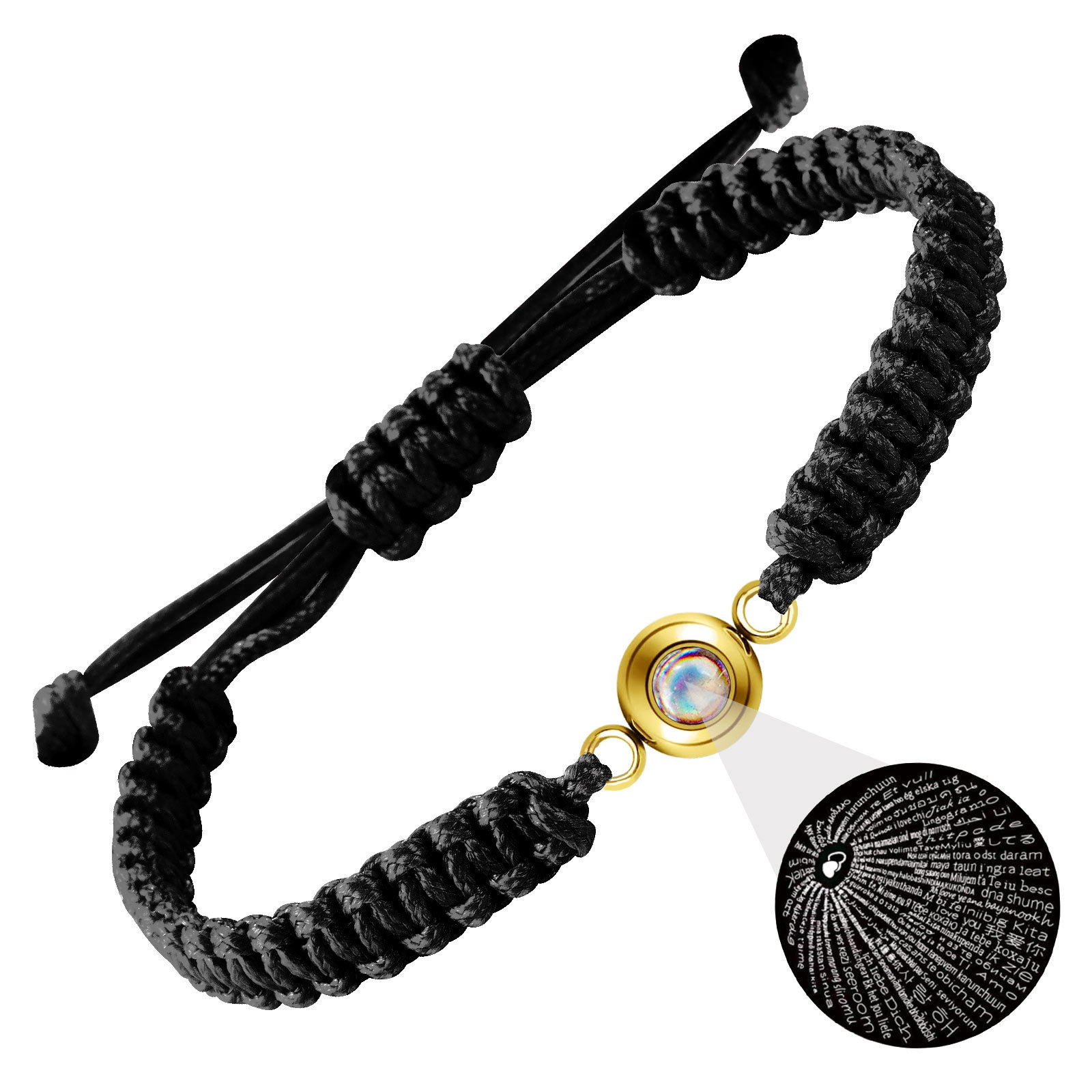 B3299-Black Rope Gold