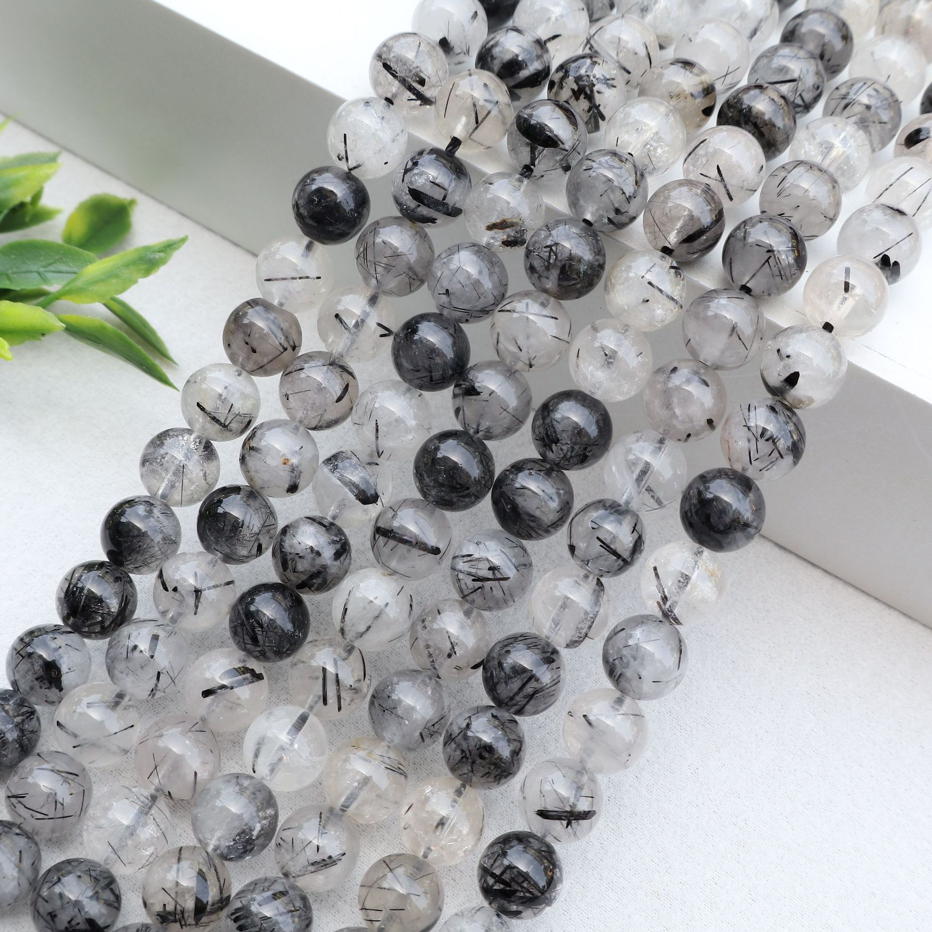 Natural black hair crystal 2