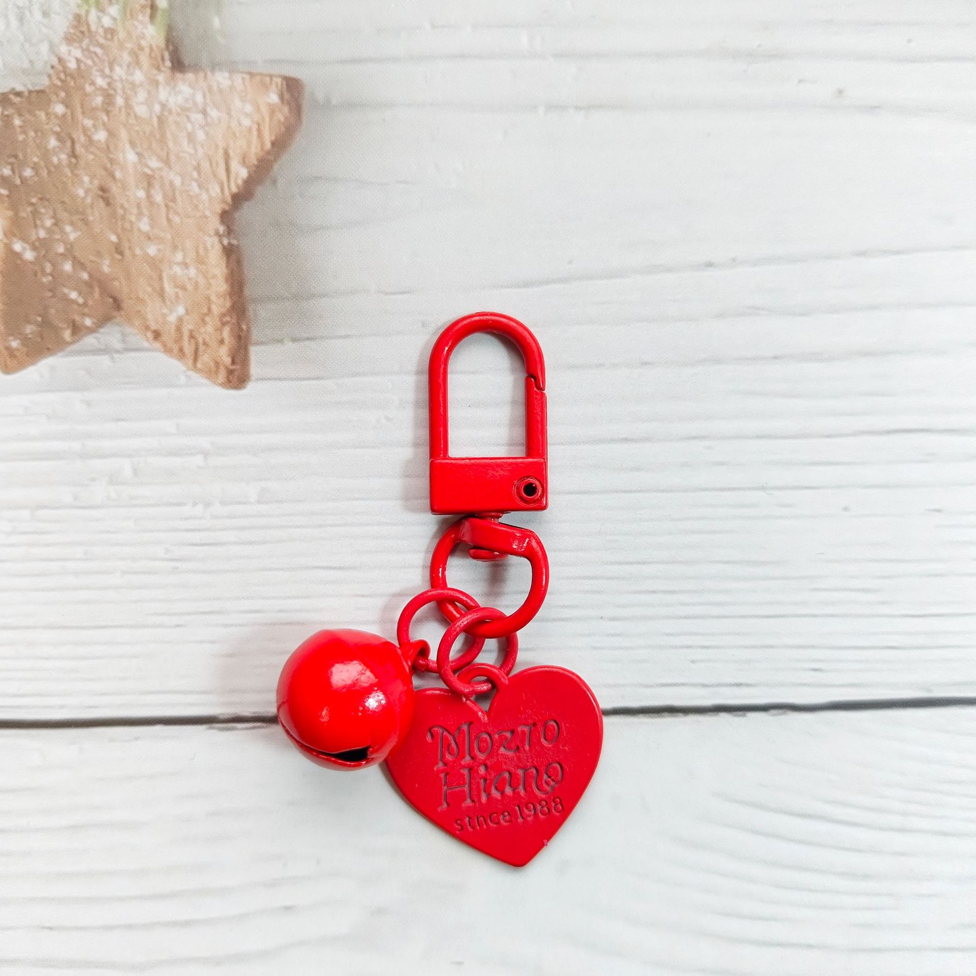 Red 14mm bell   alloy love piece