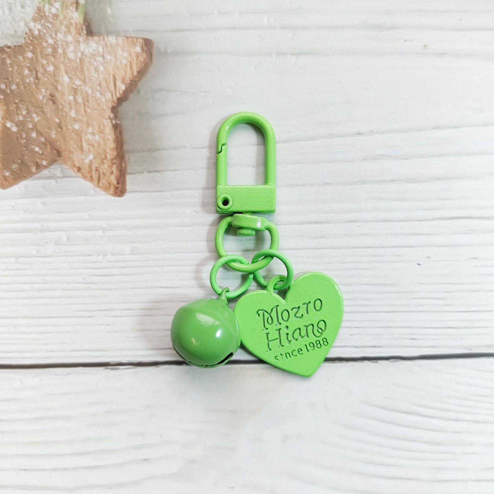 Green 14mm bell   alloy love piece