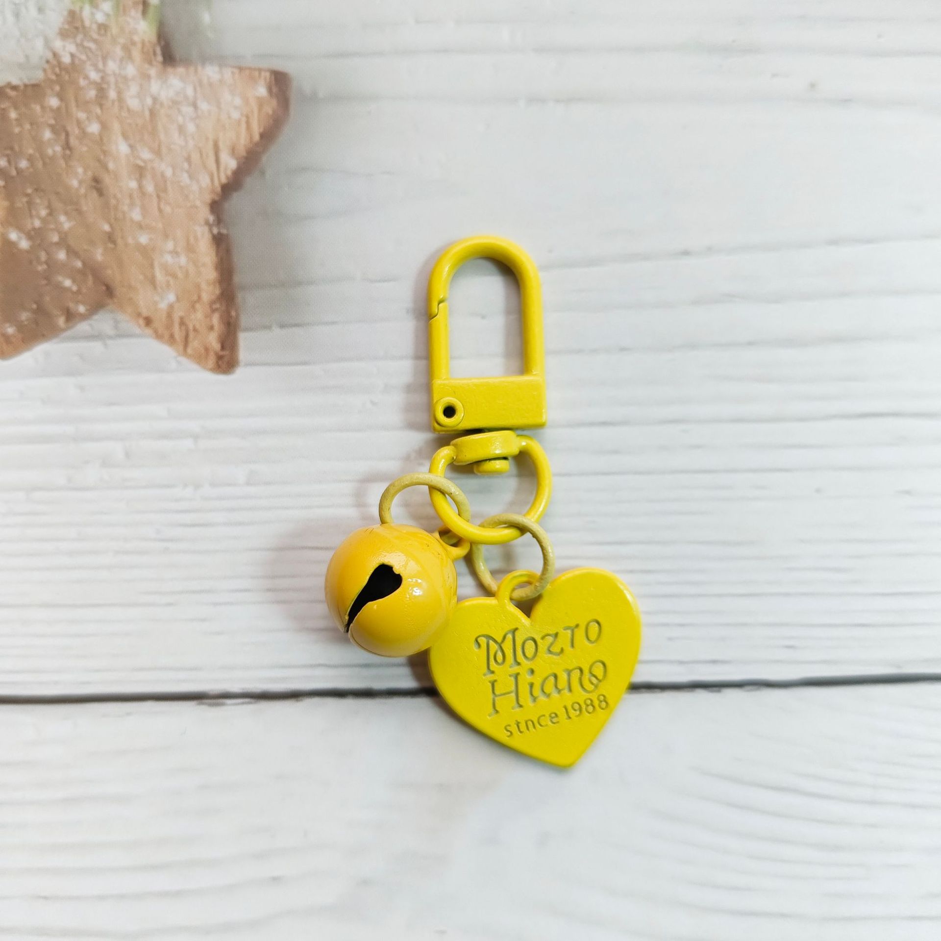 Yellow 14mm bell   alloy love piece