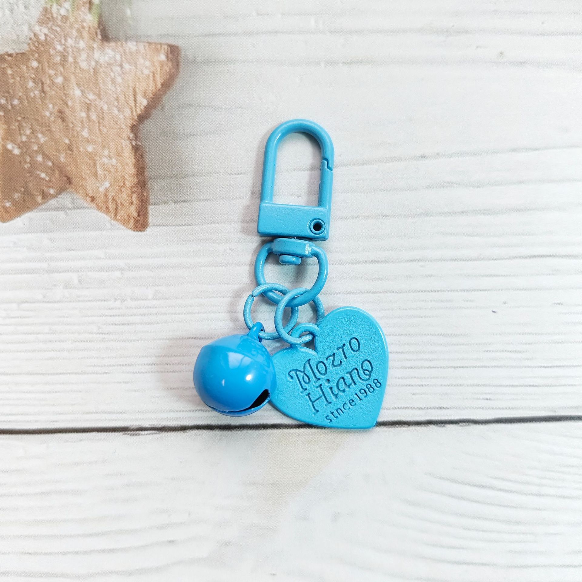 Blue 14mm bell   alloy love piece