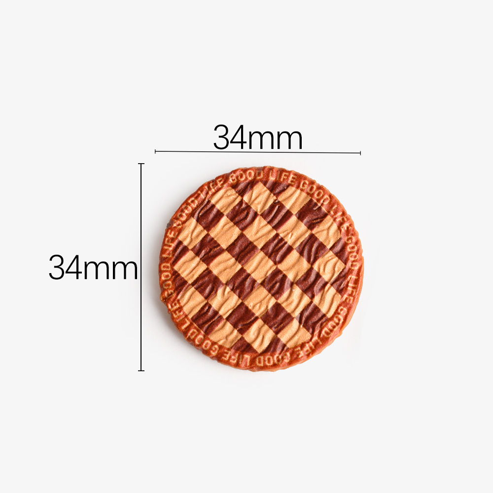 Round checkerboard plate