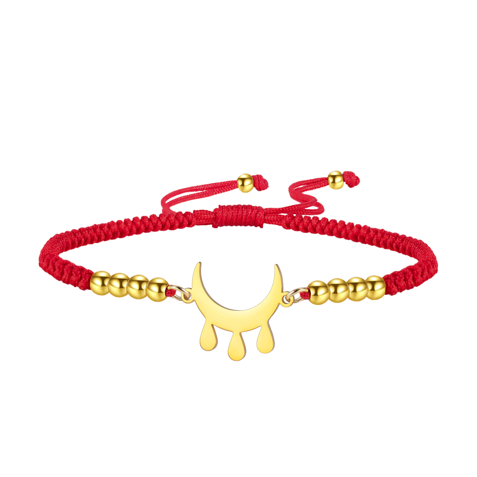 Gold-red braided rope