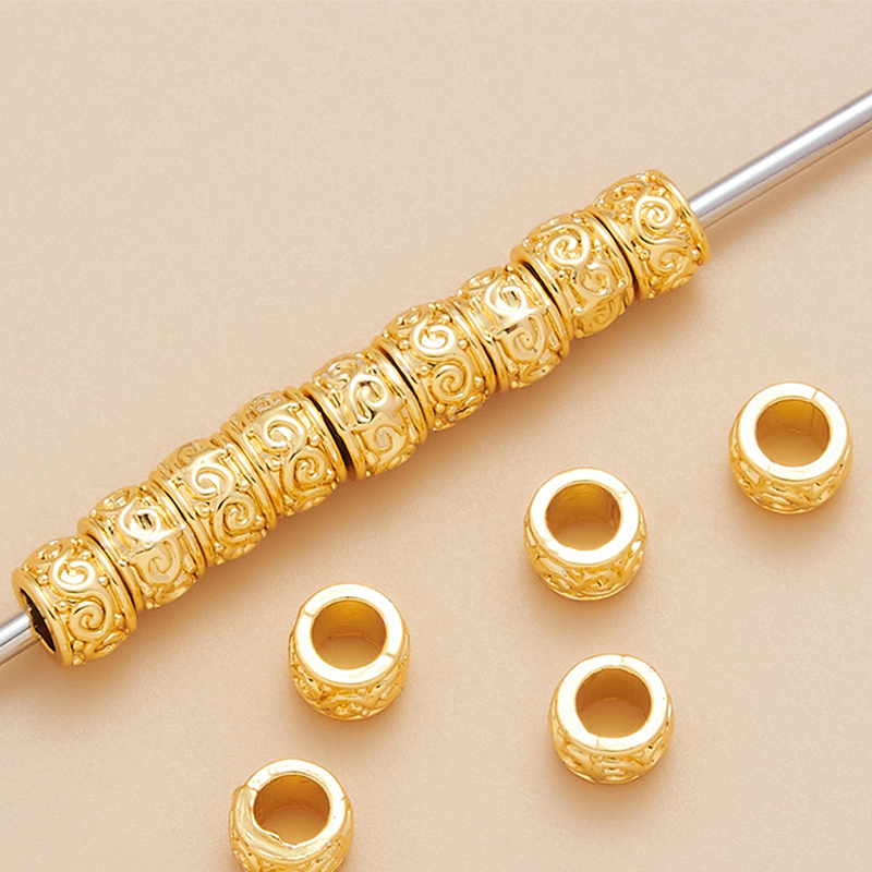 Tpj1180-ancient gold 5mm/hole 3mm