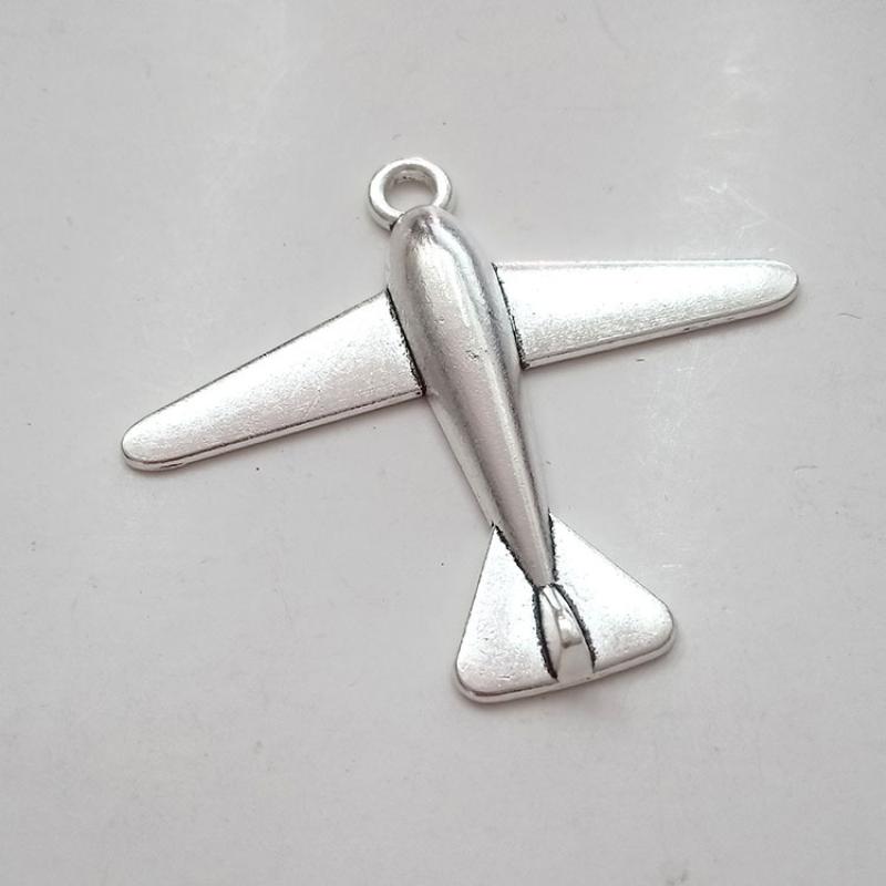 Large plane 53*46mm/ancient silver
