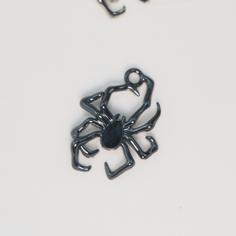 The gun is black and black diamond