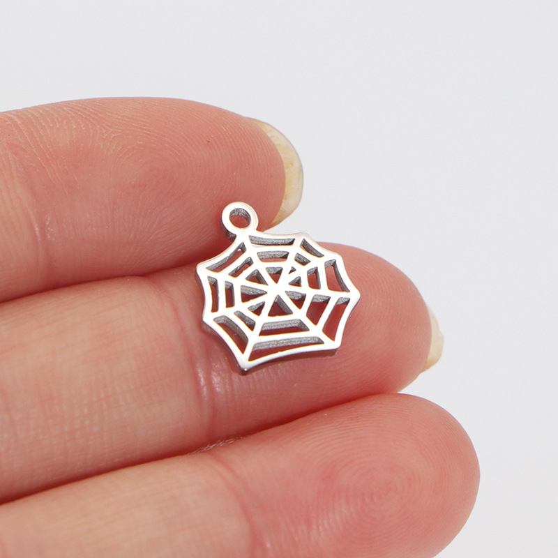 Steel color spider web