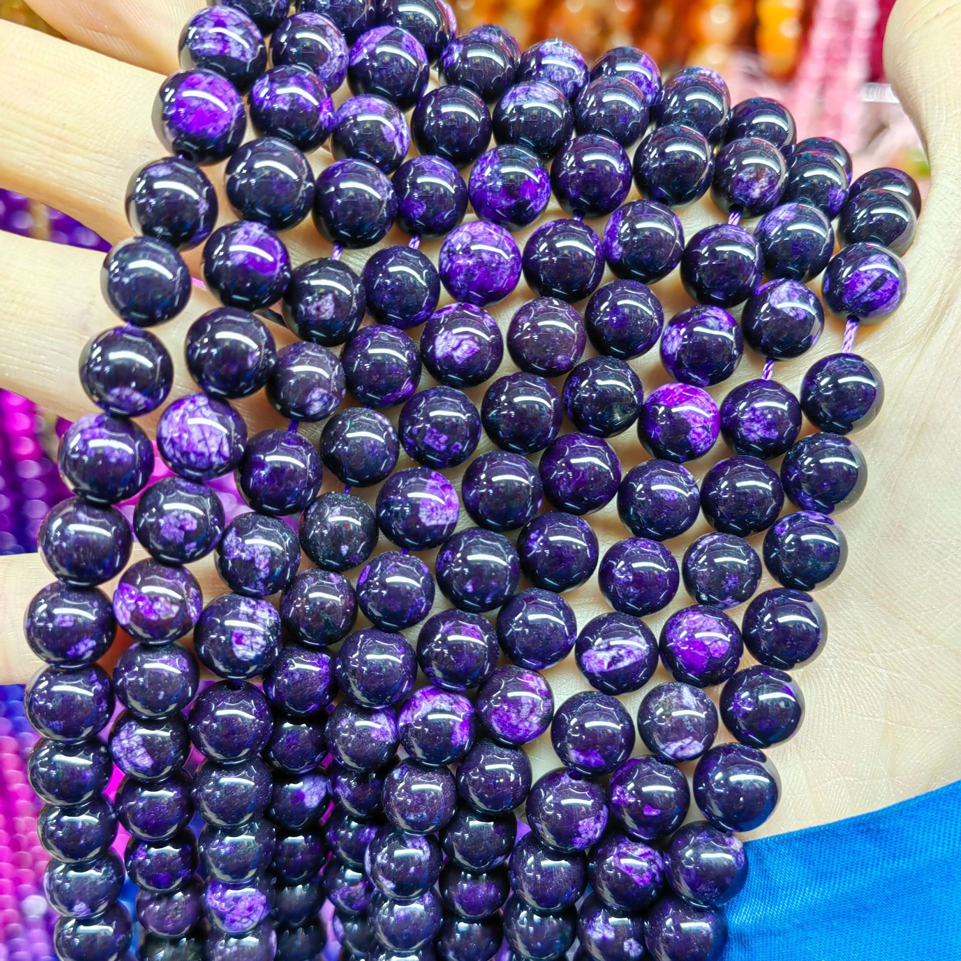 Sansheng stone--purple