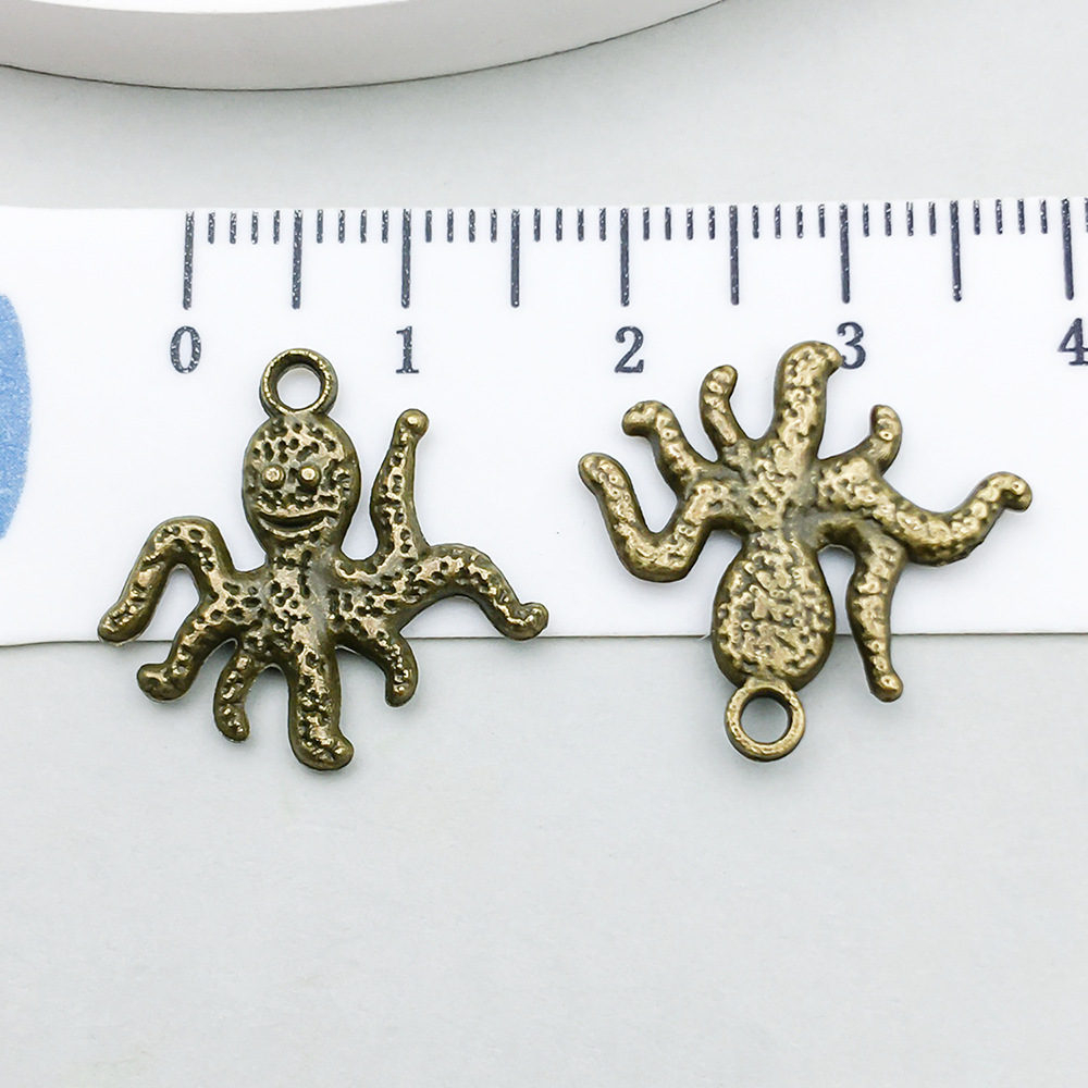 1 ancient green octopus 19*20mm