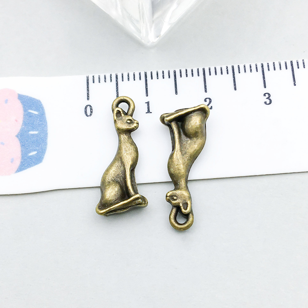 1 ancient green cat 19*8mm-