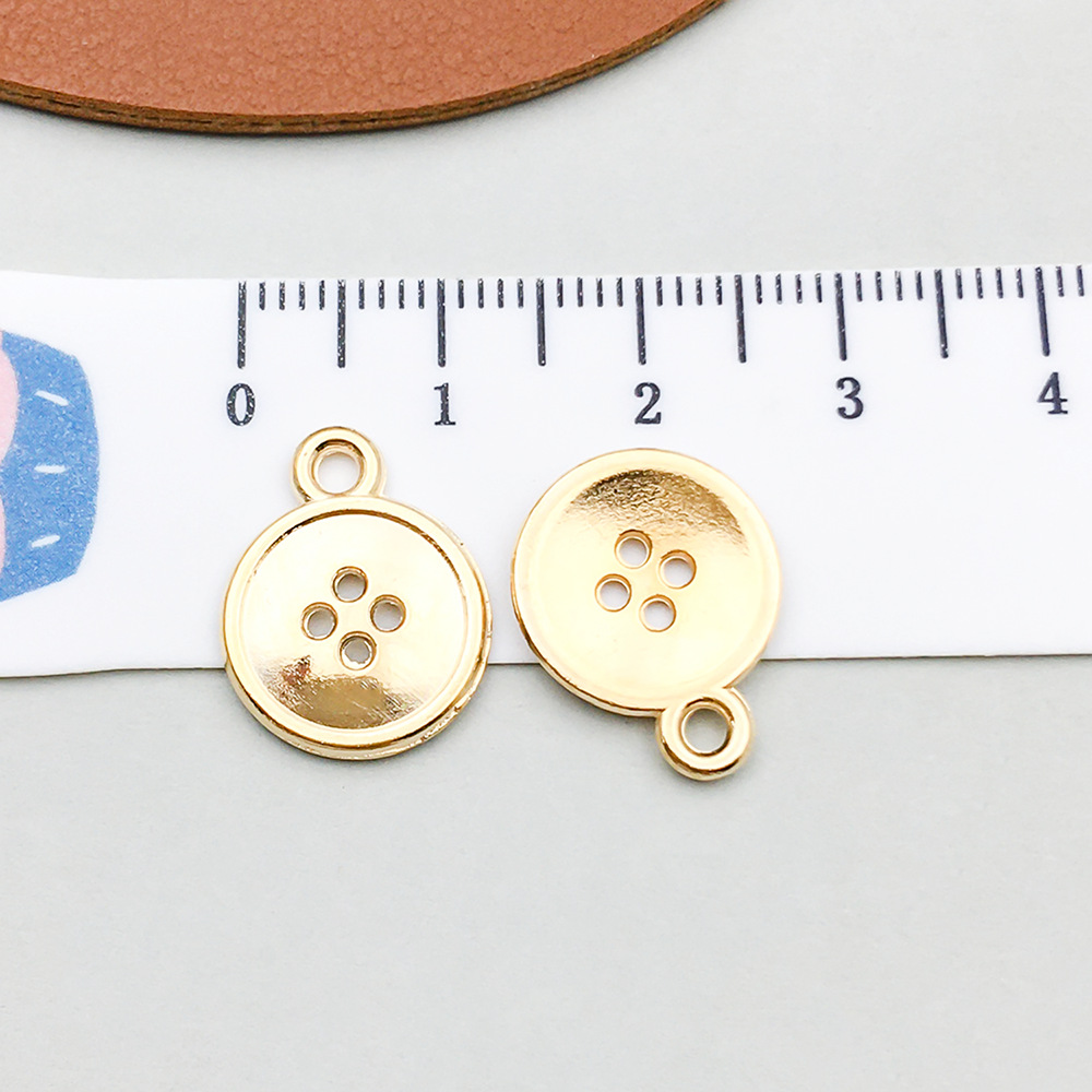 1 kc gold button 13*16mm-0.9g-20256