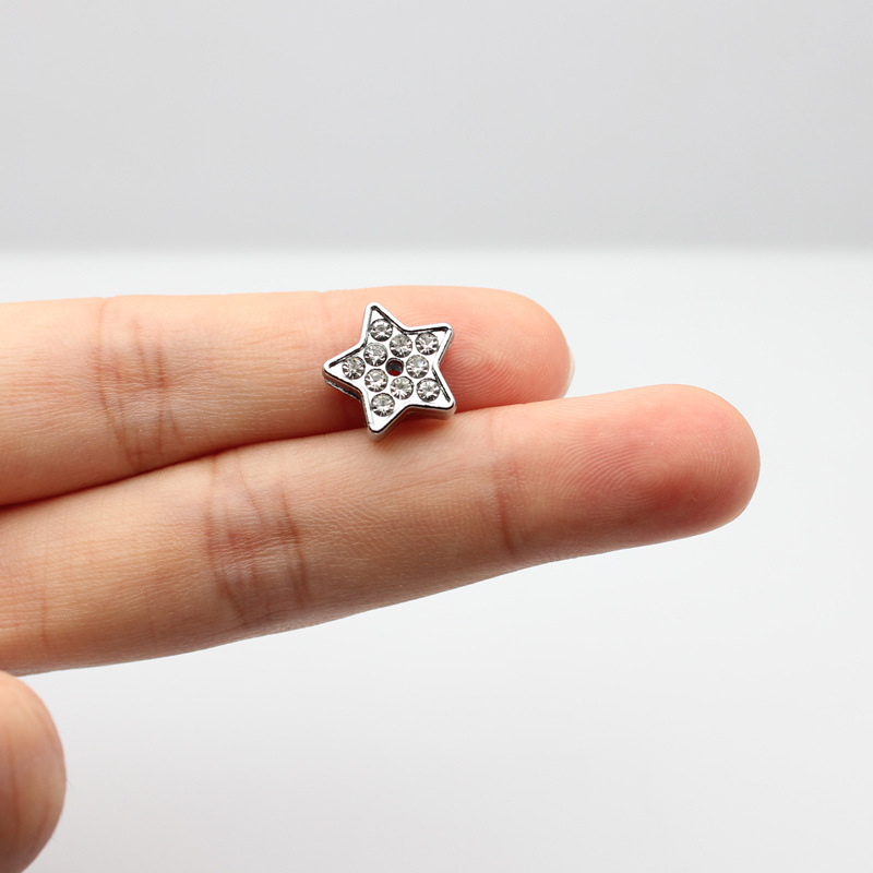 8mm chrome drill Surface accessories-five-pointed star