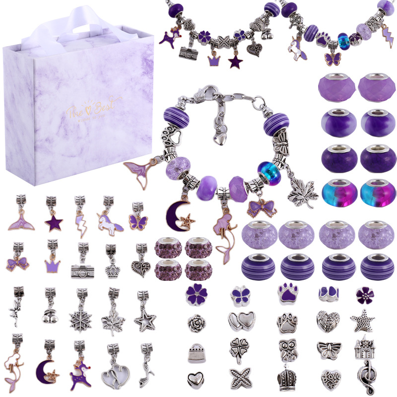 Purple bracelet suit