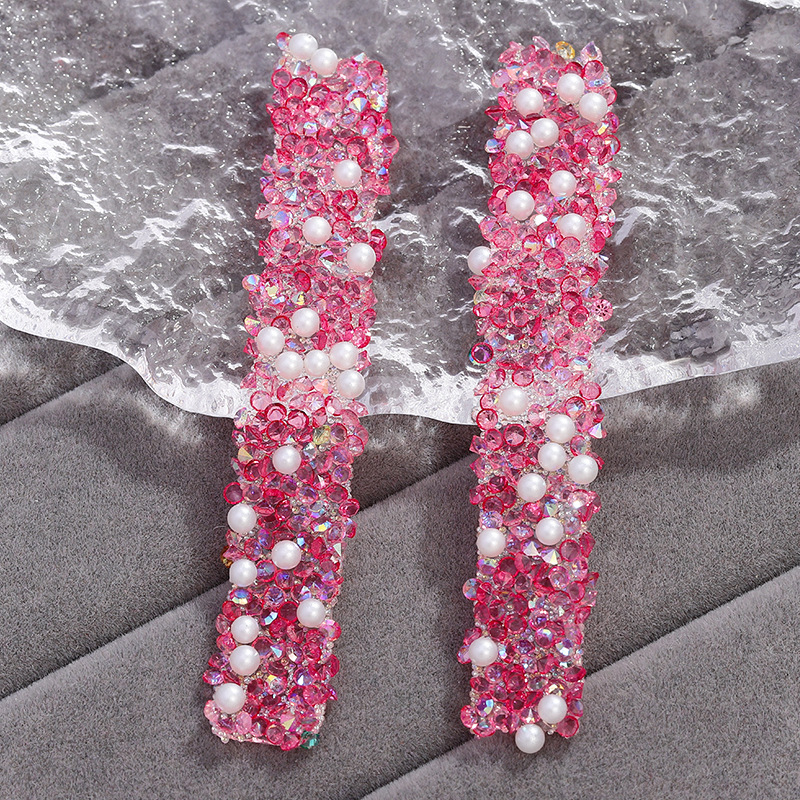 11 transparent rose diamond [with pearls]]