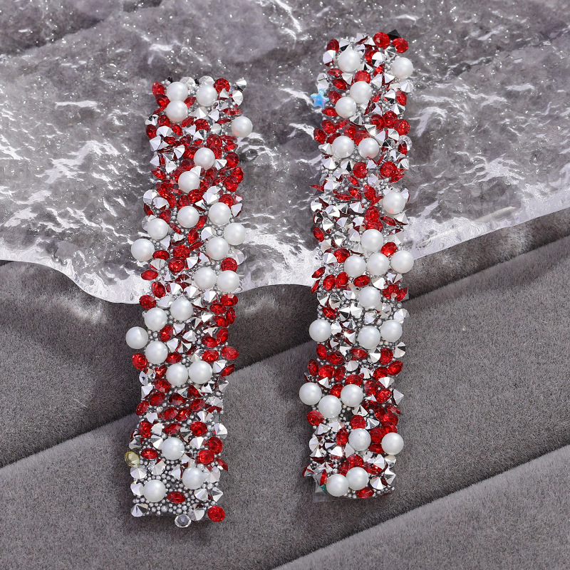 20 solid color big red diamond [with pearls]]