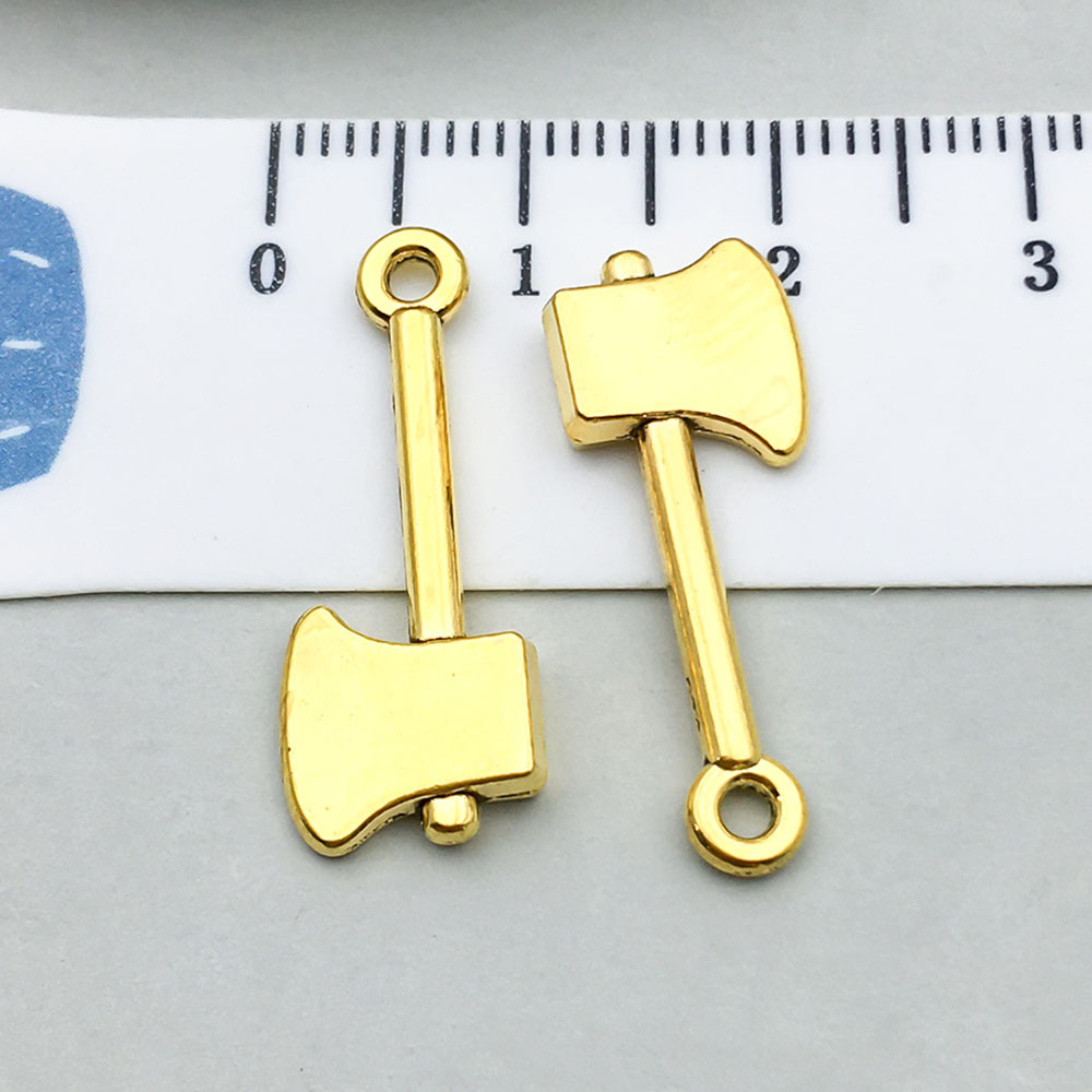 1 ancient gold ax 24*10mm