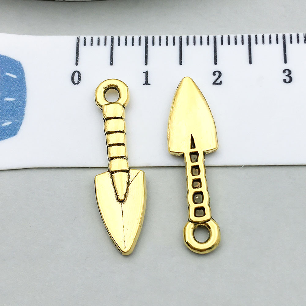 1 ancient gold shovel 25*7mm
