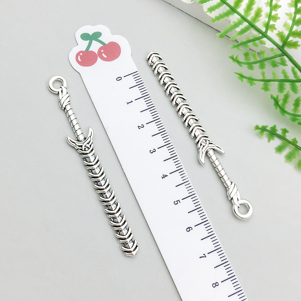 1 ancient silver sword 9*71mm-