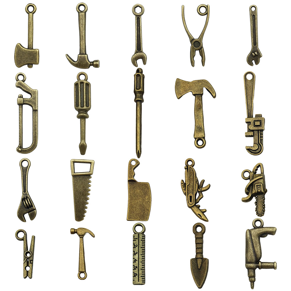 Mix 20pcs ancient green tool series-