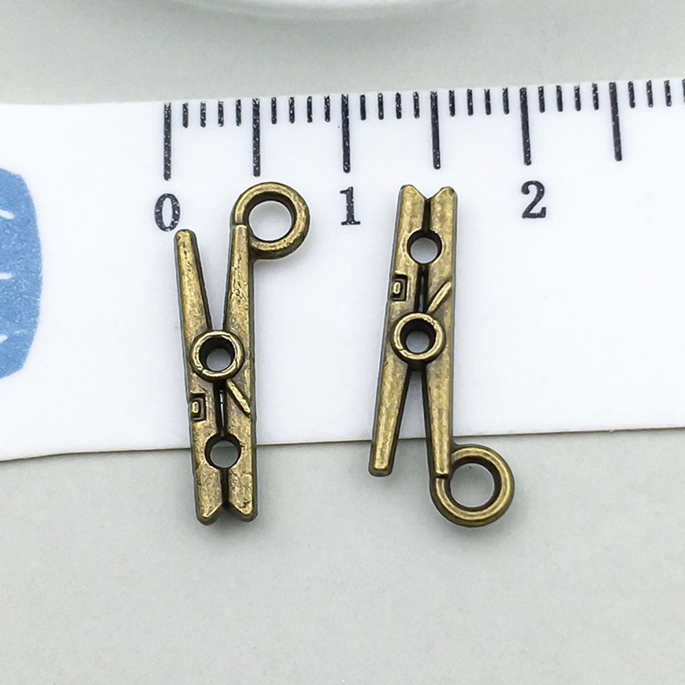 1 ancient green clip 7*18mm